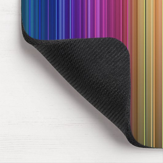 Farbenfrohe Akryllische Regenbogenmuster | Mousepad (Ecke)