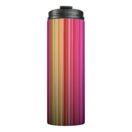 Farbenfrohe Akryllische Regenbogenmuster | Thermosbecher