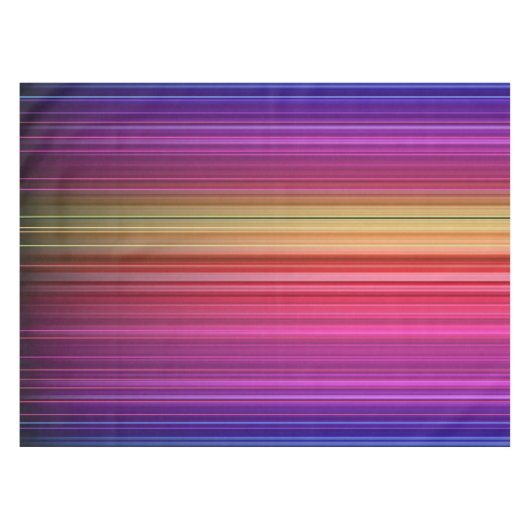 Farbenfrohe Akryllische Regenbogenmuster | Tischdecke (Vorderseite (Horizontal))