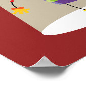 Farbenfrohe Alien Ant in Spotlight Quirky Poster (Ecke)