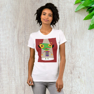 Farbenfrohe Alien Ant in Spotlight Quirky T-Shirt