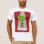 Farbenfrohe Alien Ant in Spotlight Quirky T-Shirt (Vorderseite)