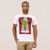 Farbenfrohe Alien Ant in Spotlight Quirky T-Shirt (Vorne ganz)