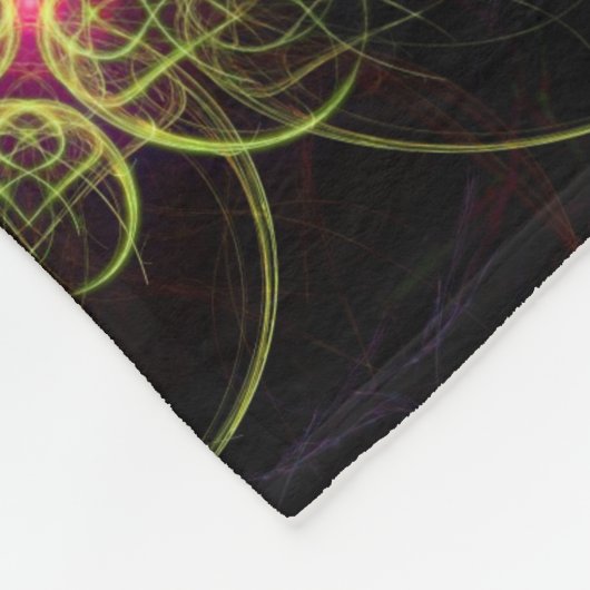 Farbenfrohe Alien Monster Art Pen Zeichne Fantasie Fleecedecke (Ecke)