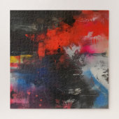 Farbenfrohe Allegorie Abstrakt Art Puzzle (Horizontal)