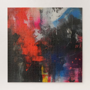 Farbenfrohe Allegorie Abstrakt Art Puzzle