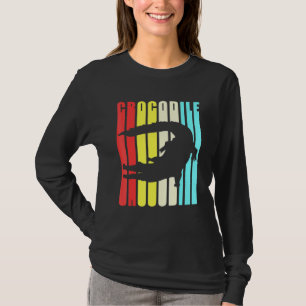 Farbenfrohe Alligator Krokodile Kinder T-Shirt
