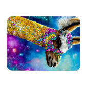 Farbenfrohe Alpaka Magnet (Horizontal)