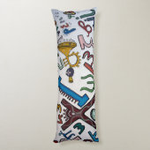 Farbenfrohe Alphabet Kissen (Rückseite (Vertikal))