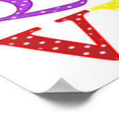 Farbenfrohe Alphabet Poster (Ecke)