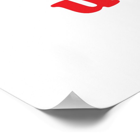 Farbenfrohe Alphabet Poster (Ecke)