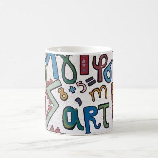 Farbenfrohe Alphabet Tasse (Mittel)