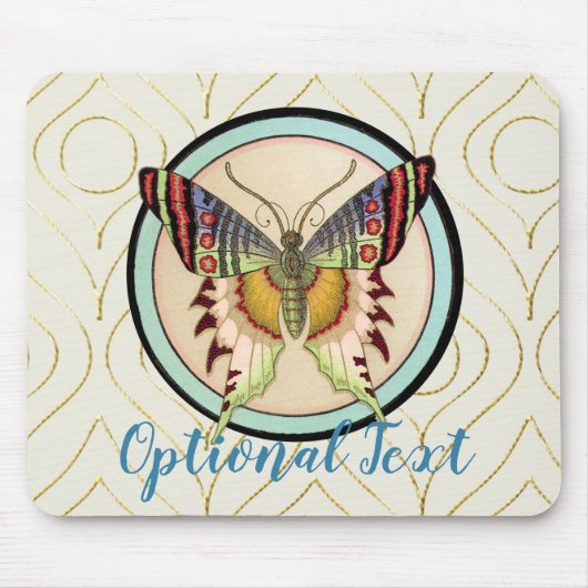 Farbenfrohe alte Schmetterlinge Mousepad (Vorne)