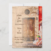 Farbenfrohe Altstadt Mexikanische Hochzeit Einladung (Vorderseite)