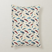 Farbenfrohe amerikanische Feather-Muster Dekokissen (Vorderseite(Vertikal))