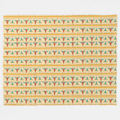 Farbenfrohe amerikanische Südwestthemenmuster Fleecedecke (Vorderseite (Horizontal))