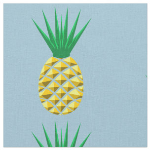 Farbenfrohe Ananas-Muster Stoff