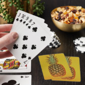 Farbenfrohe Ananas-Spielkarten Spielkarten (In Situ)