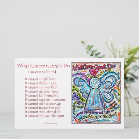 Farbenfrohe Angel Stationery (Stehend Vorderseite)