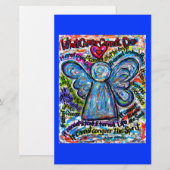 Farbenfrohe Angel Stationery Briefpapier (Vorne/Hinten)