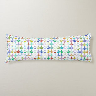 farbenfrohe Anker Seitenschläferkissen