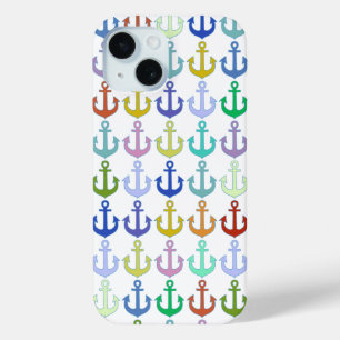 farbenfrohe Ankermuster Marine Design Case-Mate iPhone Hülle