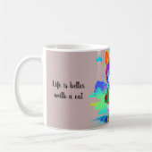 Farbenfrohe Anpassung Abstrakten Pops Art Coole Ka Kaffeetasse (Links)