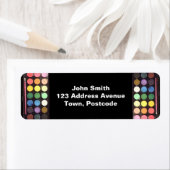 Farbenfrohe Anstrich Box Regenbogen (Insitu)