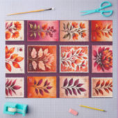 Farbenfrohe antike Briefmarke Kunstteppich Seidenpapier (Basteln)