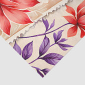 Farbenfrohe antike Briefmarke Kunstteppich Seidenpapier (Ausschnitt)