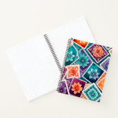 Farbenfrohe antike Briefmarke Notizblock (Innenseite)