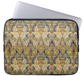 Farbenfrohe antike Imitate Tapisserie Blumenmuster Laptopschutzhülle (Vorderseite)