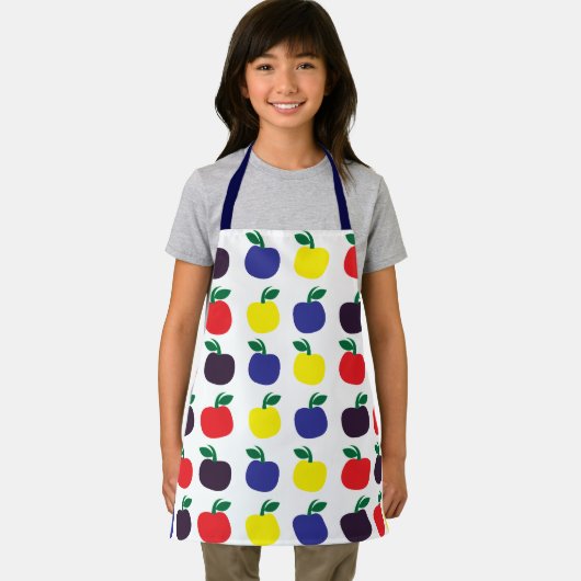 Farbenfrohe Äpfel Früchte Kinder Schürze (Insitu)