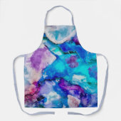 Farbenfrohe Aquarellabstraktion Schürze (Vorderseite)