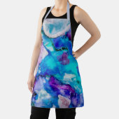 Farbenfrohe Aquarellabstraktion Schürze (InSitu)