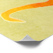 Farbenfrohe Aquarellbilder Poster (Ecke)