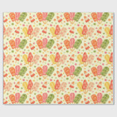 Farbenfrohe Aquarellbläschen Geschenkpapier (Flach)