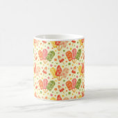 Farbenfrohe Aquarellbläschen Kaffeetasse (Mittel)