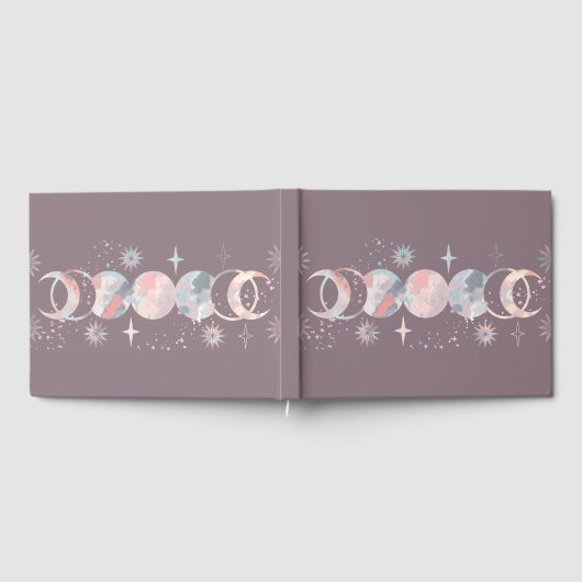 Farbenfrohe Aquarelle Gästebuch (Voll)