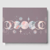 Farbenfrohe Aquarelle Gästebuch (Vorderseite)