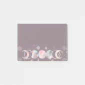 Farbenfrohe Aquarelle Post-it Klebezettel (Vorderseite)