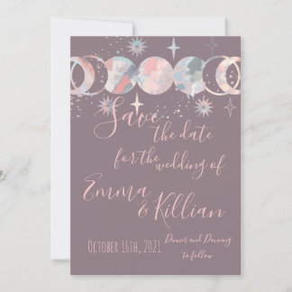 Farbenfrohe Aquarelle Save The Date