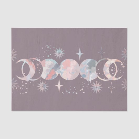 Farbenfrohe Aquarelle Seidenpapier (Vorderseite)