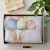 Farbenfrohe Aquarellfarben Ostern Sonne und Eier Seidenpapier (Geschenk)