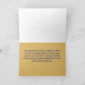 Farbenfrohe Aquarelllandschaft Feiertagskarte (Innenseite)