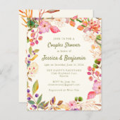 Farbenfrohe Aquarellpaare Dusche (Vorne/Hinten)