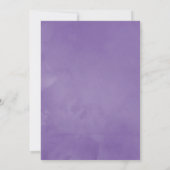 Farbenfrohe Aquarelltaufe oder Weihnachten Einladung (Rückseite)