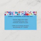 farbenfrohe Aquarelltöne, kundenspezifische Visite Visitenkarte (Rückseite)