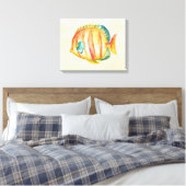 Farbenfrohe Aquarienfische Leinwanddruck (Insitu (Schlafzimmer))