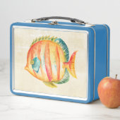Farbenfrohe Aquarienfische Metall Lunch Box (Beispiel)